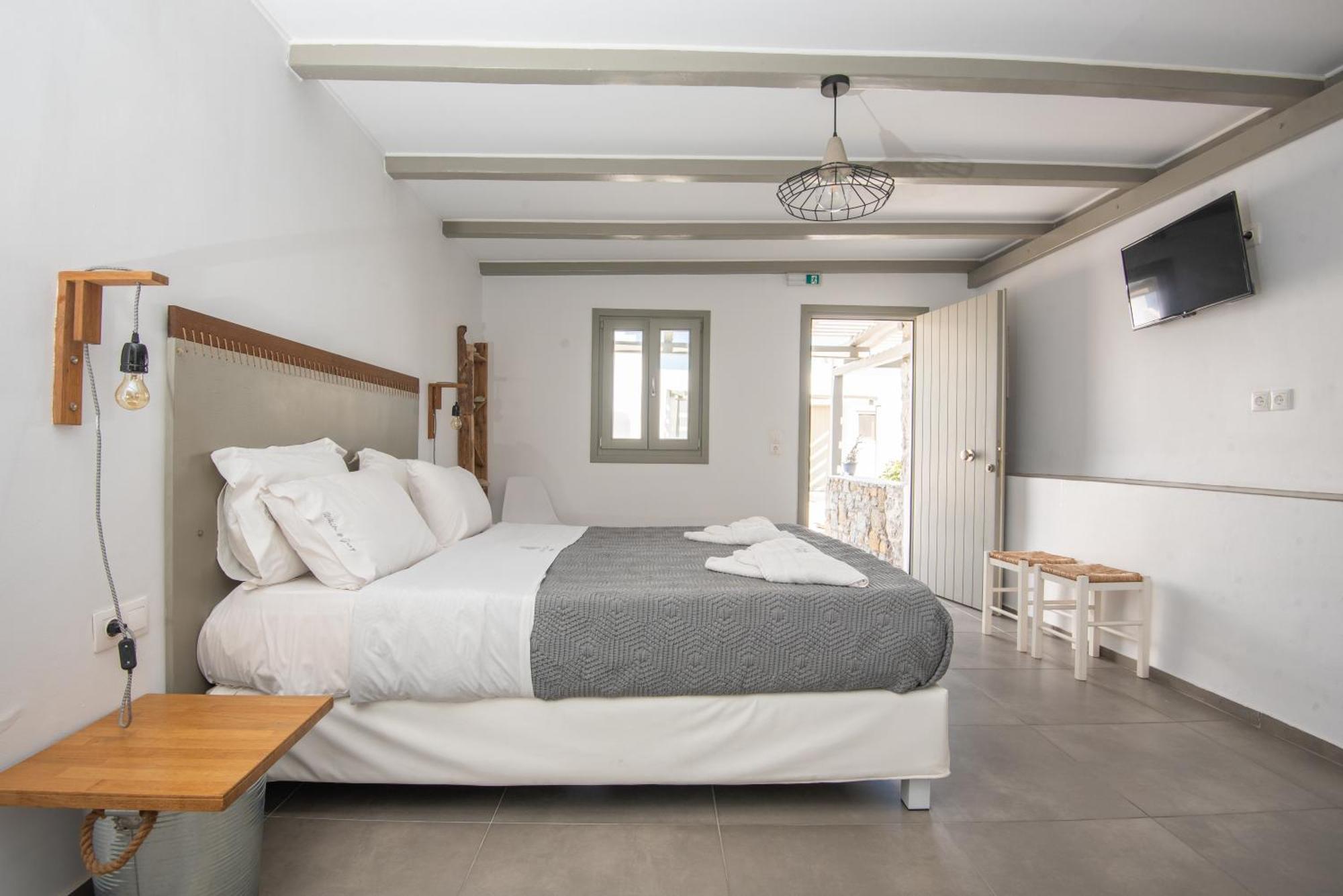 White And Grey Apartment Mykonos Town Ngoại thất bức ảnh