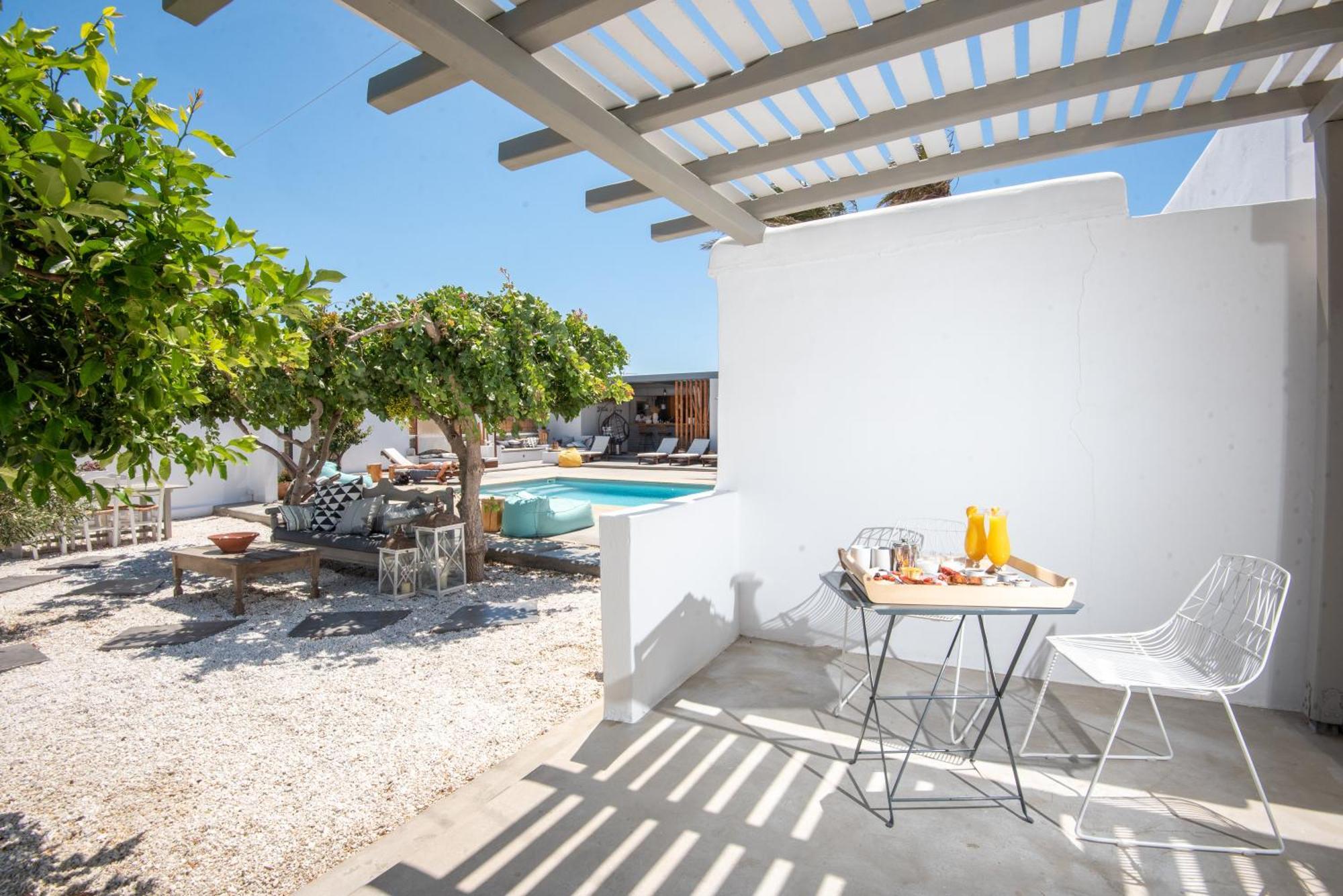 White And Grey Apartment Mykonos Town Ngoại thất bức ảnh