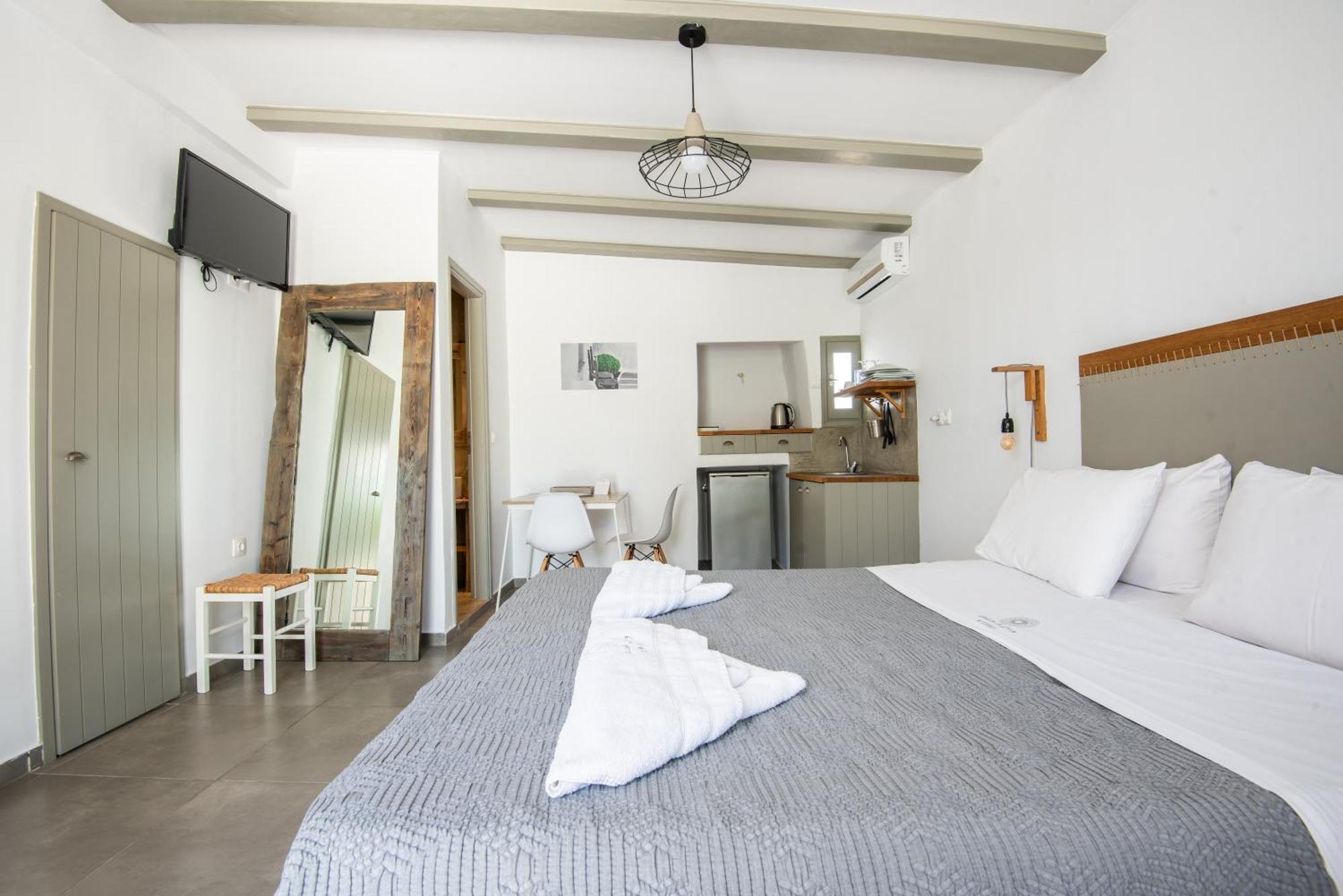 White And Grey Apartment Mykonos Town Ngoại thất bức ảnh
