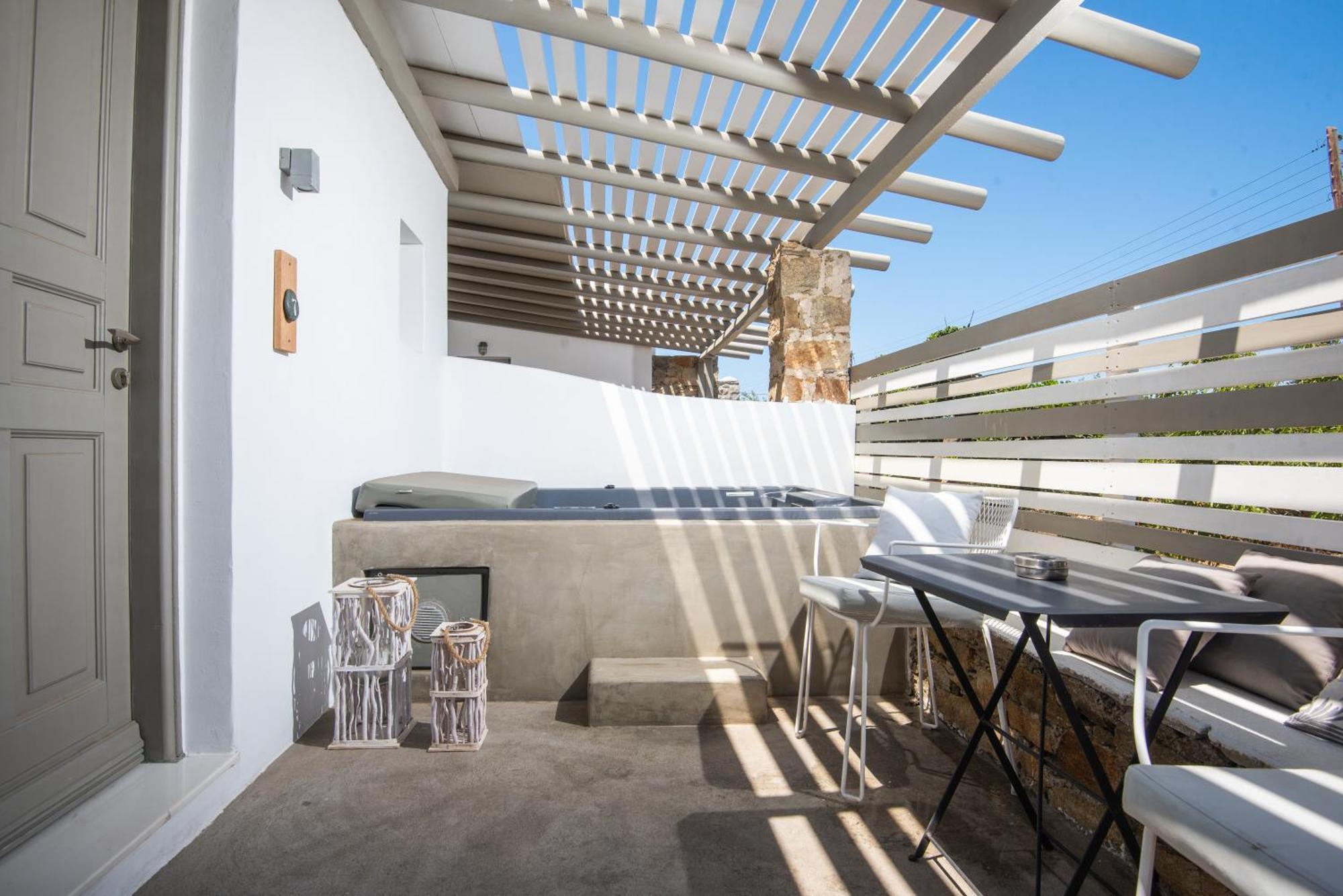 White And Grey Apartment Mykonos Town Ngoại thất bức ảnh