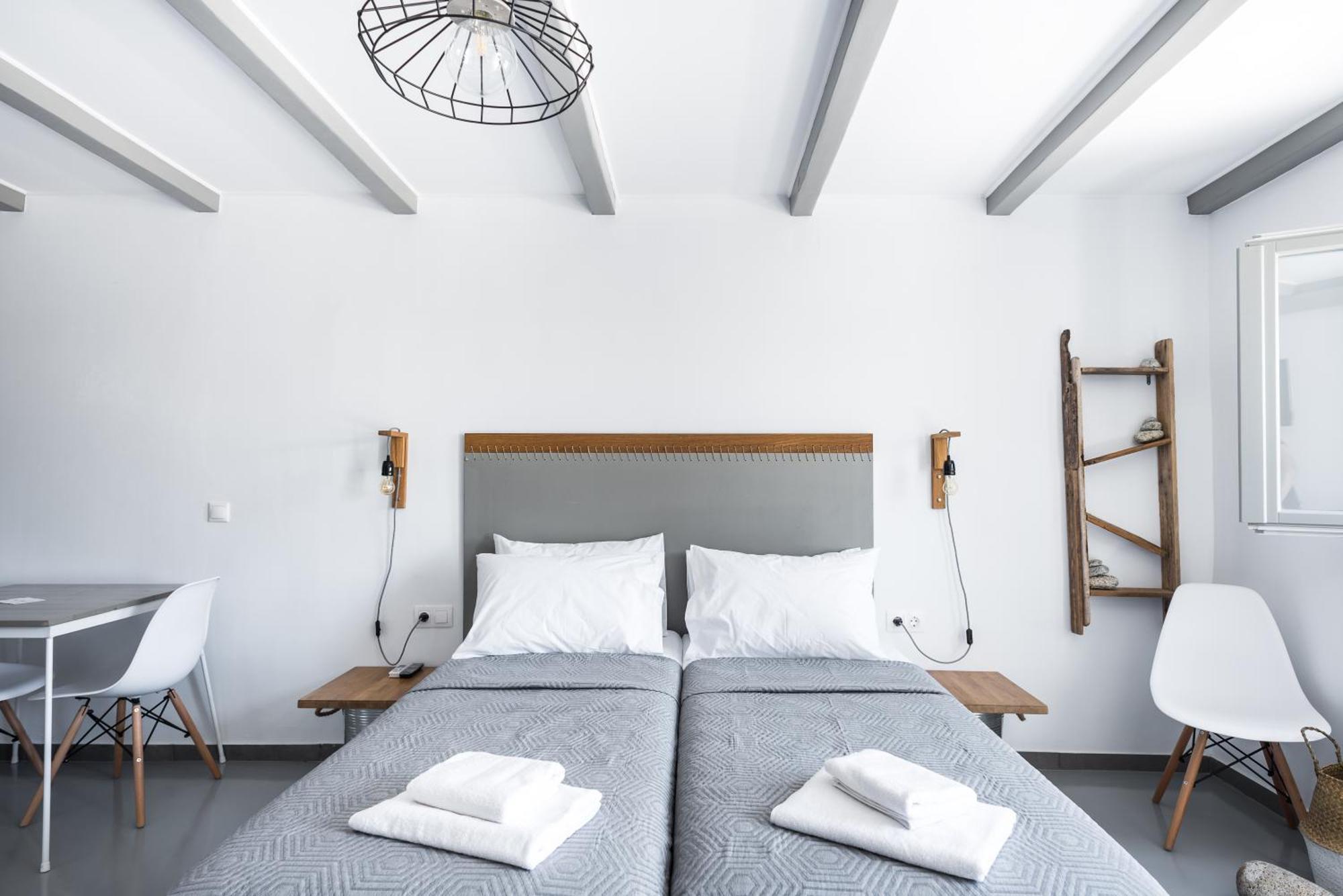 White And Grey Apartment Mykonos Town Ngoại thất bức ảnh