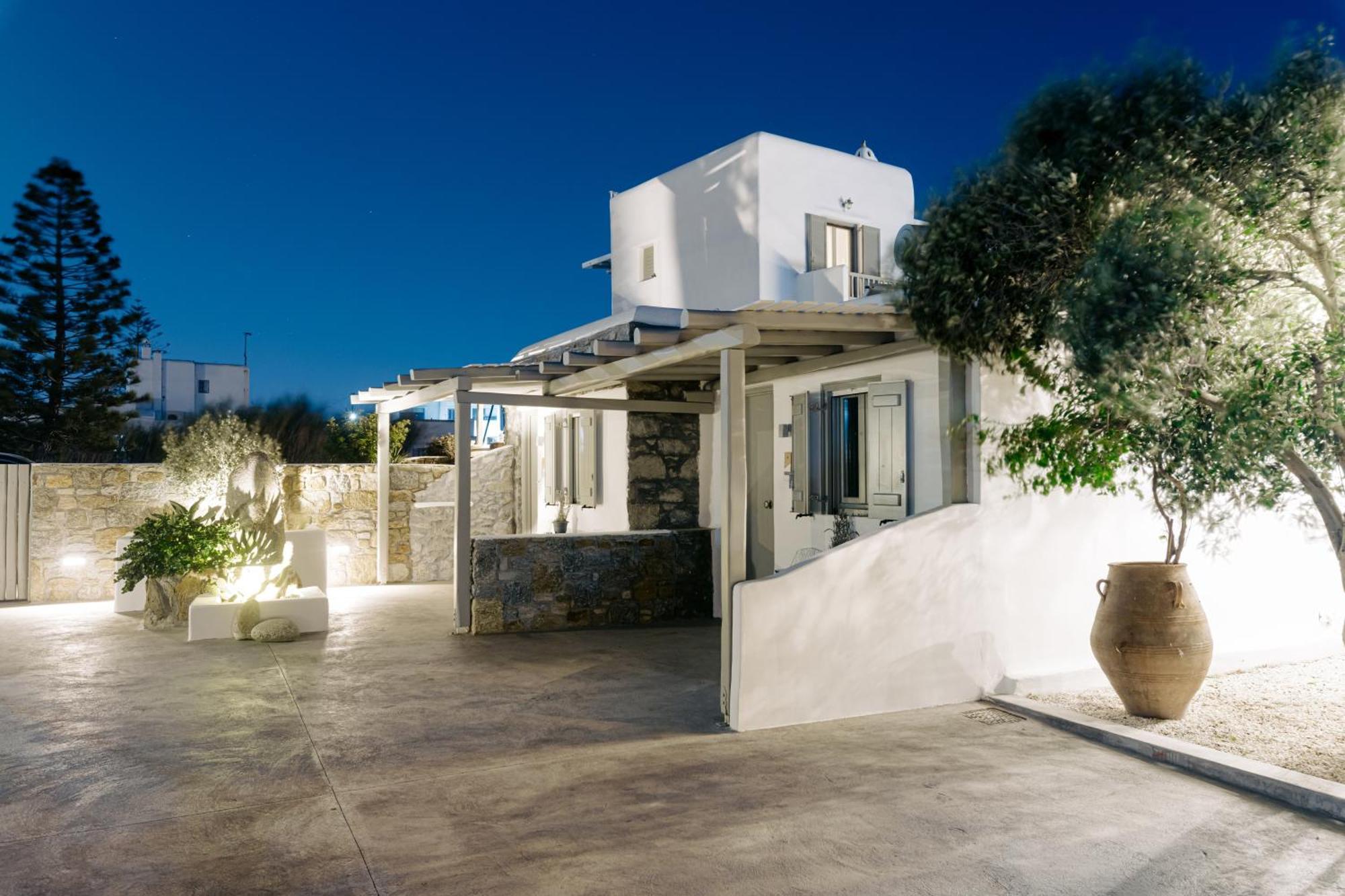 White And Grey Apartment Mykonos Town Ngoại thất bức ảnh