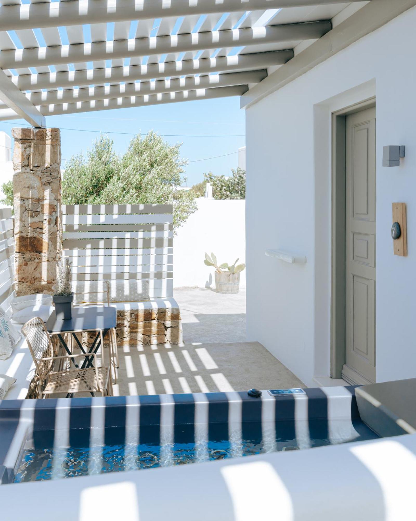 White And Grey Apartment Mykonos Town Phòng bức ảnh