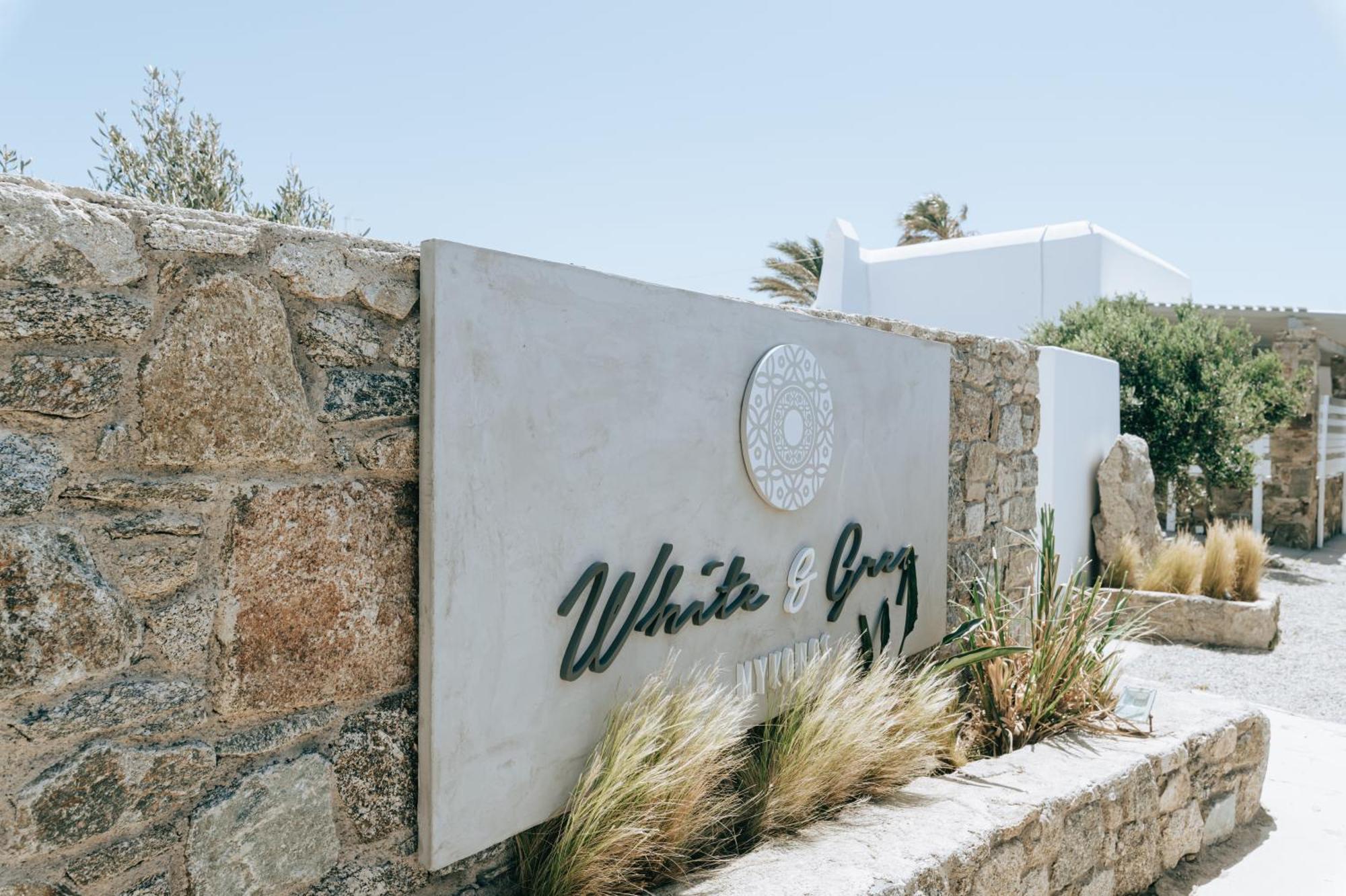White And Grey Apartment Mykonos Town Ngoại thất bức ảnh