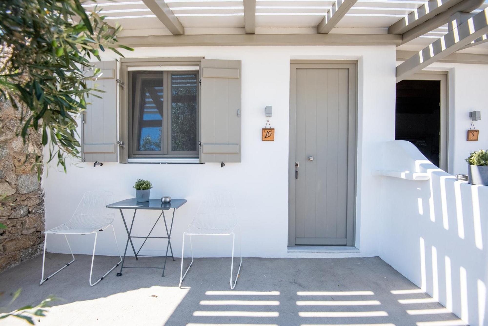 White And Grey Apartment Mykonos Town Phòng bức ảnh
